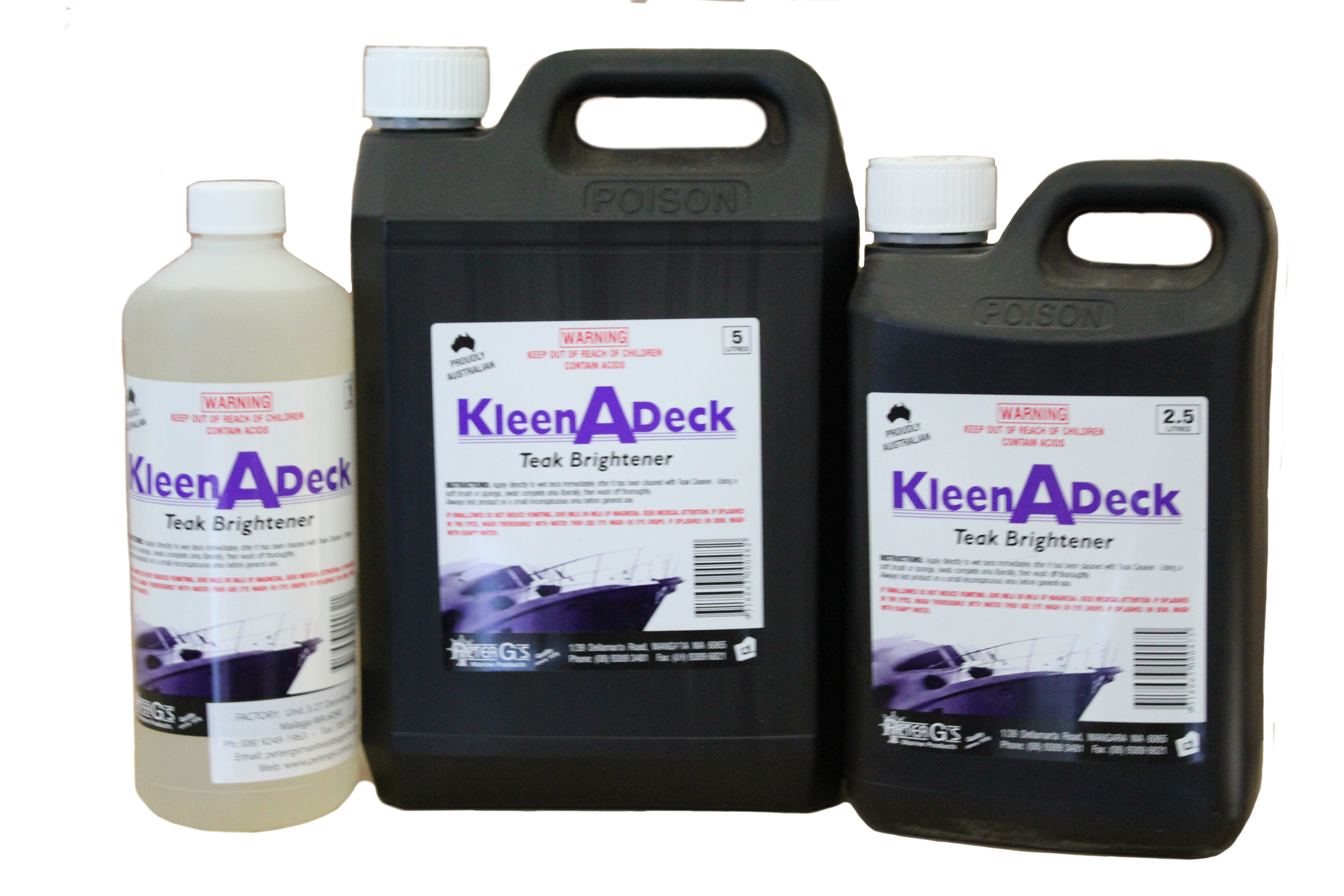 KLEEN A DECK TEAK CLEANER Peter G's Marine Products